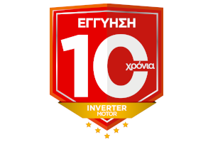 10 Years Warranty | Inverter Motor